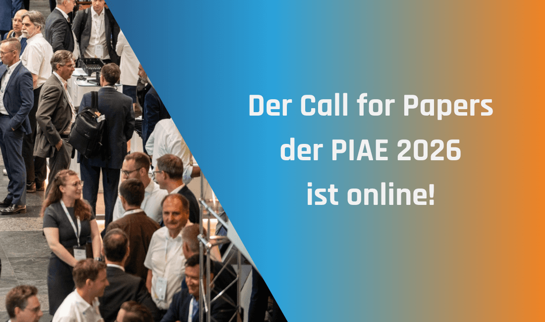 Banner: Der Call for Papers der PIAE 2026 ist online!