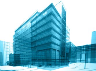 Transparentes Gebäude