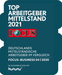 Siegel Top Arbeitgeber Mittelstand 2021