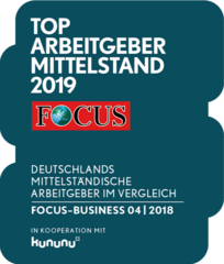 Siegel Top Arbeitgeber Mittelstand 2019